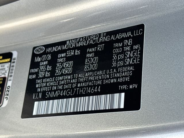 2026 Hyundai Santa Fe Limited FWD