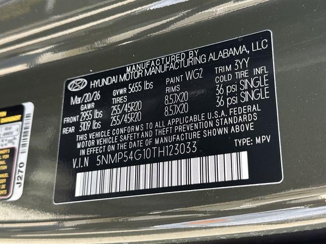 2026 Hyundai Santa Fe Hybrid Calligraphy