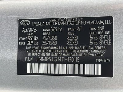 2026 Hyundai Santa Fe Hybrid Calligraphy