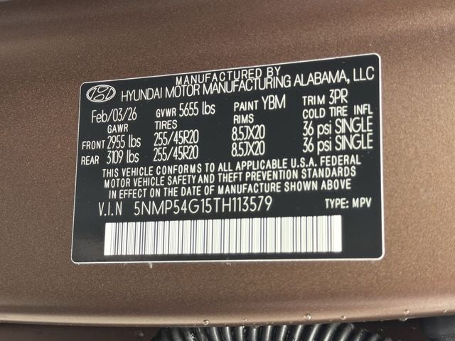 2026 Hyundai Santa Fe Hybrid Calligraphy