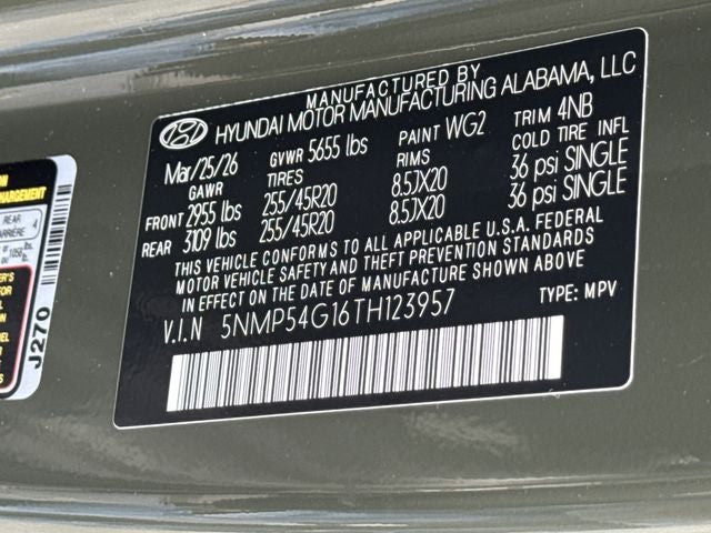 2026 Hyundai Santa Fe Hybrid Calligraphy