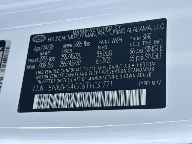 2026 Hyundai Santa Fe Hybrid Calligraphy