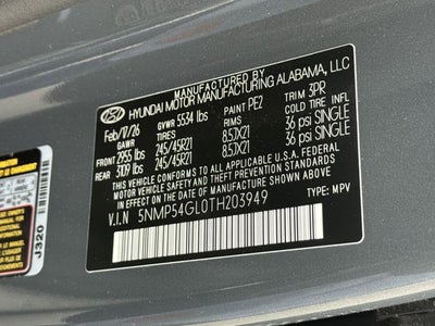 2026 Hyundai Santa Fe Calligraphy FWD