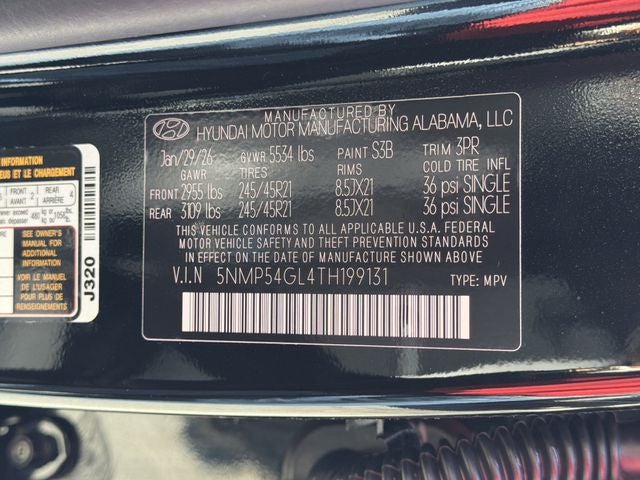 2026 Hyundai Santa Fe Calligraphy FWD