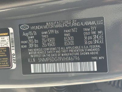 2027 Hyundai Santa Fe Hybrid Calligraphy