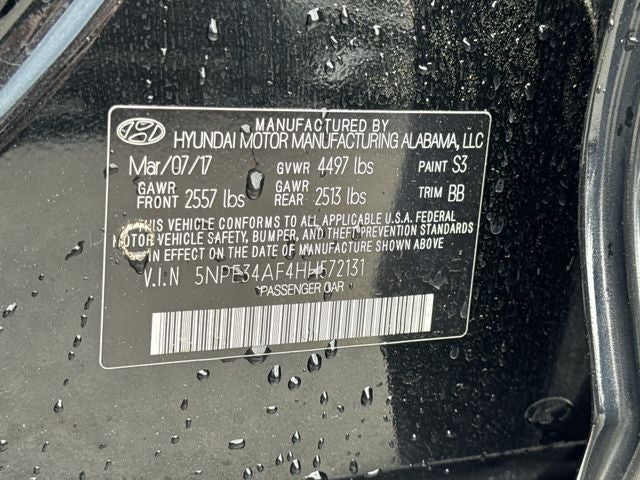 2017 Hyundai Sonata Sport