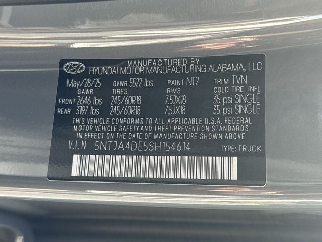 2025 Hyundai Santa Cruz SE FWD