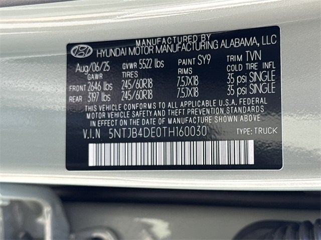 2026 Hyundai Santa Cruz SEL FWD