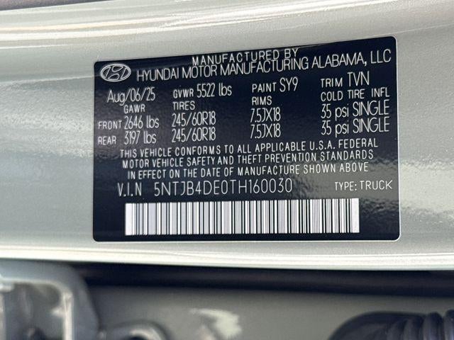 2026 Hyundai Santa Cruz SEL FWD