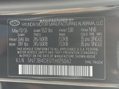 2026 Hyundai Santa Cruz SEL FWD