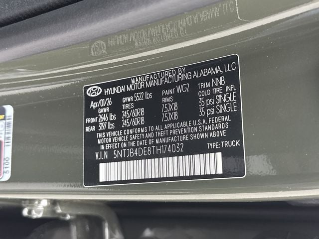 2026 Hyundai Santa Cruz SEL FWD