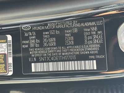 2026 Hyundai Santa Cruz SEL Activity FWD