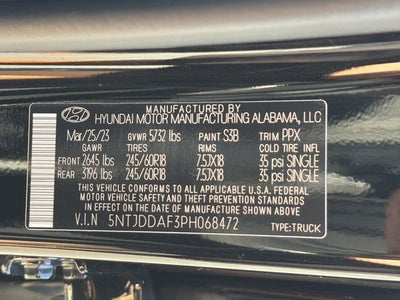 2023 Hyundai Santa Cruz SEL Premium