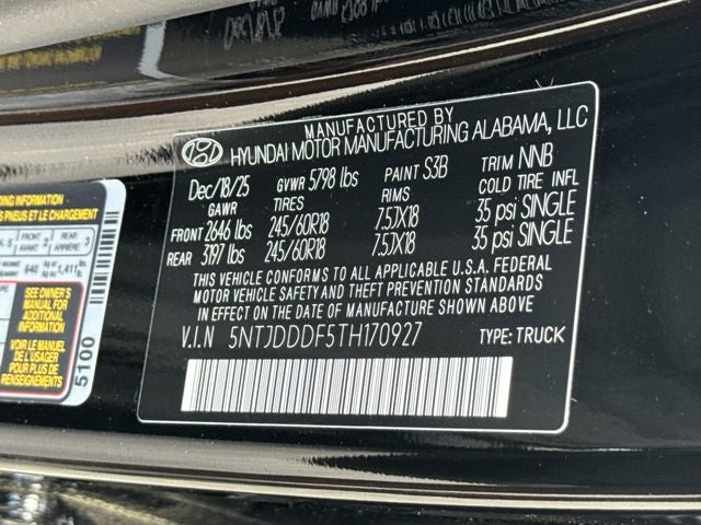 2026 Hyundai Santa Cruz XRT