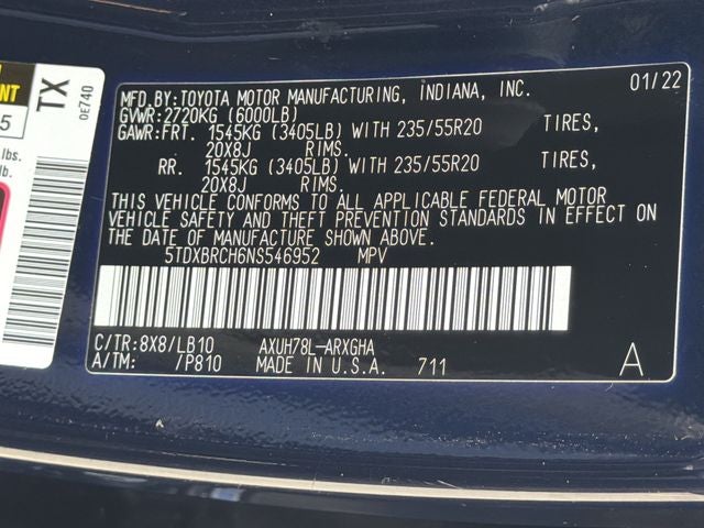 2022 Toyota Highlander Hybrid Limited