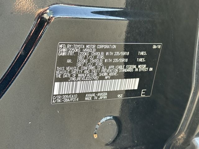 2018 Toyota RAV4 Hybrid Limited