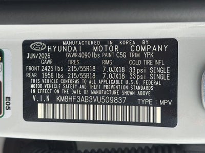2027 Hyundai Kona SEL Sport FWD