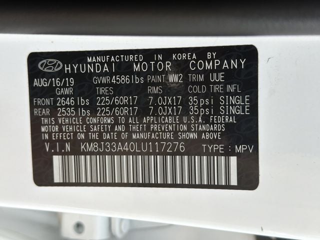 2020 Hyundai Tucson Value