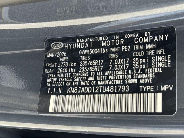 2026 Hyundai Tucson Hybrid Blue