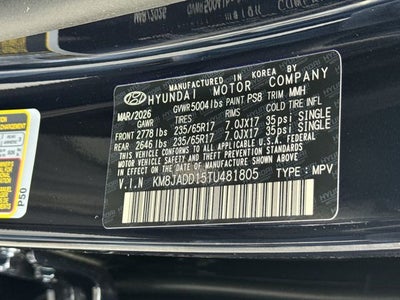 2026 Hyundai Tucson Hybrid Blue