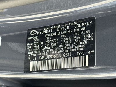 2026 Hyundai Tucson Hybrid Blue