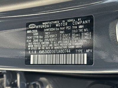 2026 Hyundai Tucson Hybrid Blue