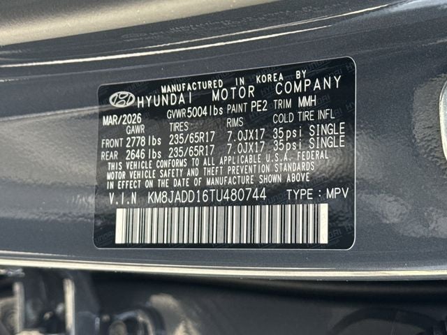 2026 Hyundai Tucson Hybrid Blue