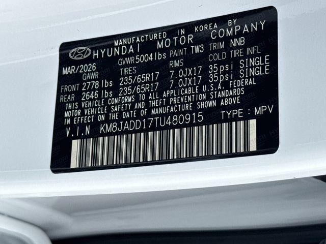 2026 Hyundai Tucson Hybrid Blue