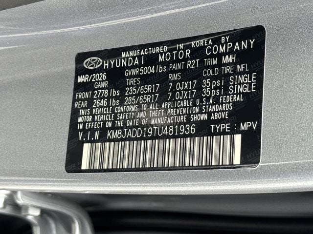 2026 Hyundai Tucson Hybrid Blue