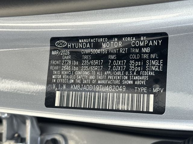 2026 Hyundai Tucson Hybrid Blue