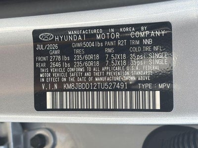 2026 Hyundai Tucson Hybrid SEL AWD