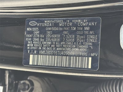 2026 Hyundai Tucson Hybrid SEL AWD