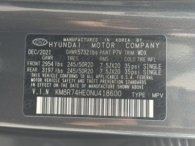 2022 Hyundai Palisade Calligraphy