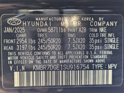 2025 Hyundai Palisade Calligraphy Night Edition AWD