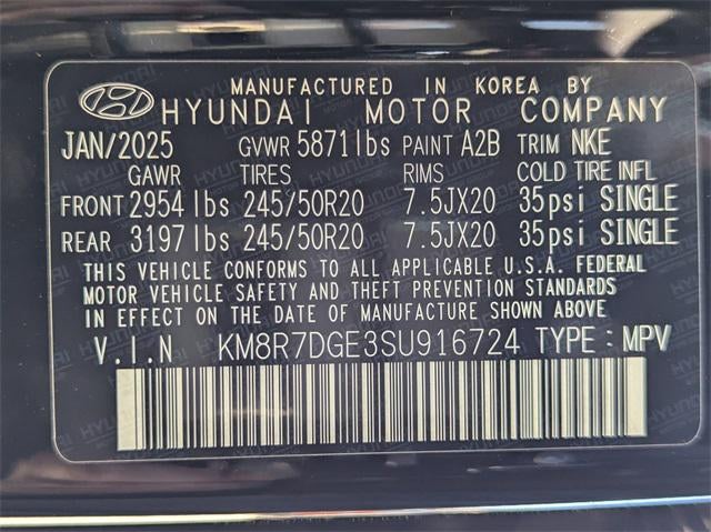 2025 Hyundai Palisade Calligraphy Night Edition AWD