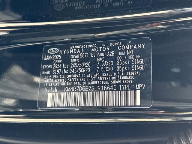 2025 Hyundai Palisade Calligraphy Night Edition AWD