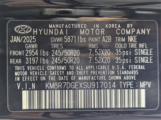 2025 Hyundai Palisade Calligraphy Night Edition AWD