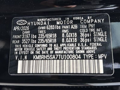 2026 Hyundai Palisade Hybrid Blue SEL Premium 7P