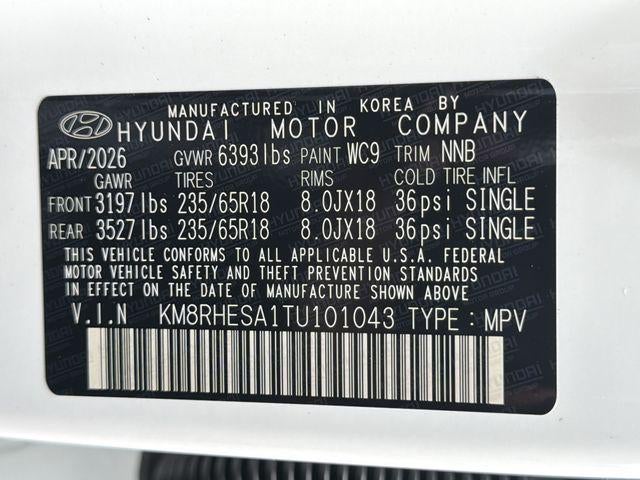 2026 Hyundai Palisade Hybrid SEL Premium 7P