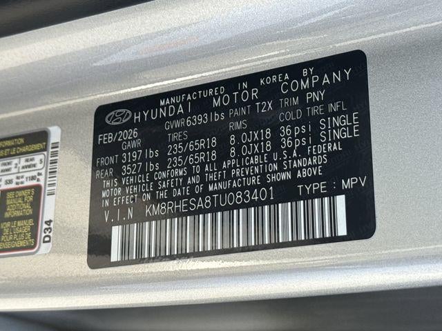 2026 Hyundai Palisade Hybrid SEL Premium 7P