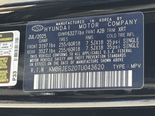 2026 Hyundai Palisade XRT Pro