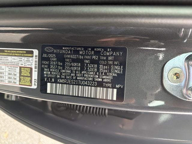 2026 Hyundai Palisade XRT Pro