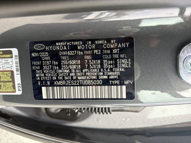 2026 Hyundai Palisade XRT Pro