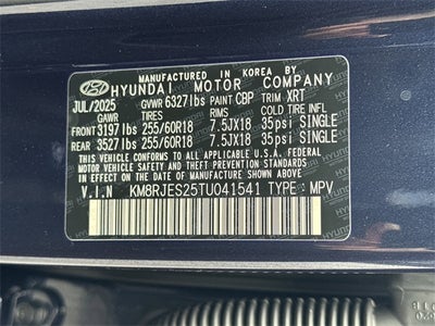 2026 Hyundai Palisade XRT Pro