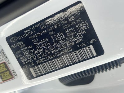 2026 Hyundai Palisade Hybrid Blue SEL 7P