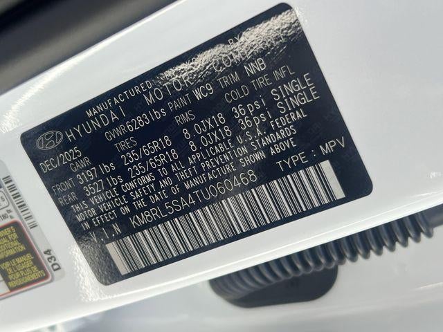 2026 Hyundai Palisade Hybrid Blue SEL 7P