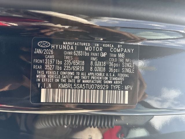 2026 Hyundai Palisade Hybrid Blue SEL 7P
