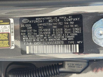 2027 Hyundai Palisade SEL AWD