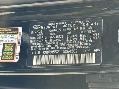 2026 Hyundai Palisade Calligraphy FWD