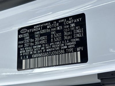 2026 Hyundai Palisade Hybrid Calligraphy